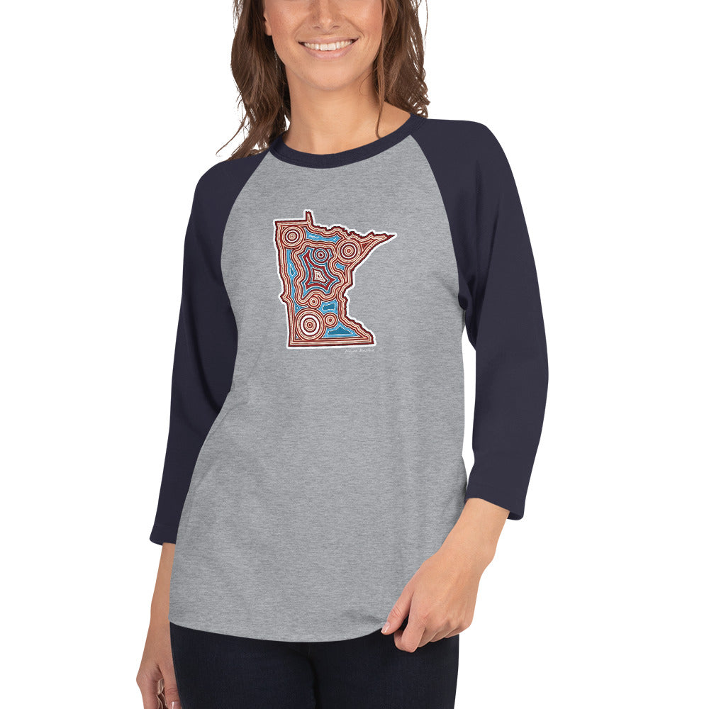 Women's Minnesota Vikings Team Graphic Crew Neck 3/4 Sleeve Tee at Fleet  Farm