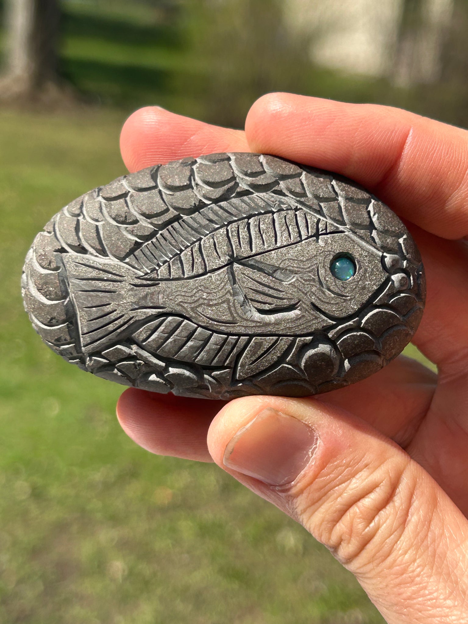Basalta Fish Basalt Fish – Wayne's World Agates