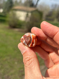 Heart Lake Superior Agate carving.Hurricane!!