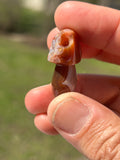 Lake Superior Agate Mushroom Pendant