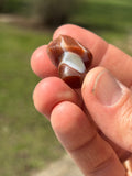 Lake Superior Agate Mushroom Pendant