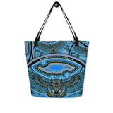 Night Owl All-Over Print Large Tote Bag