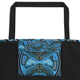 Night Owl All-Over Print Large Tote Bag