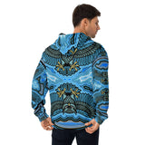 Night Owl All Over Design 2 Unisex Hoodie