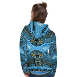 Night Owl All Over Design 2 Unisex Hoodie