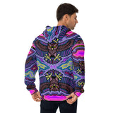 Night Owl Pink All Over Unisex Ho-odie