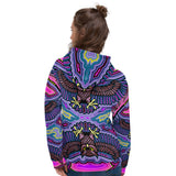 Night Owl Pink All Over Unisex Ho-odie