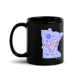 Eagle MN Black Glossy Mug