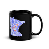 Eagle MN Black Glossy Mug