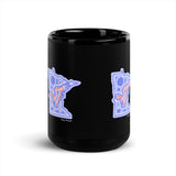 Eagle MN Black Glossy Mug