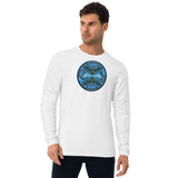 Night Owl Lake Superior Design Long Sleeve Fitted Crew