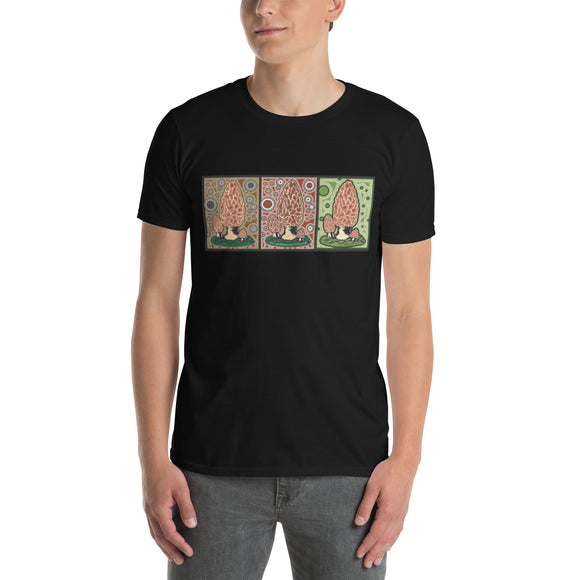 Morel 3 Panel Short-Sleeve Unisex T-Shirt