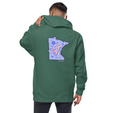 Eagle MN Unisex fleece zip up hoodie