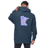 Eagle MN Unisex fleece zip up hoodie