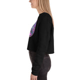 Pink Night Owl Crop Sweatshirt