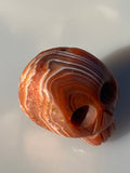 Skull Lake Superior Agate Carving