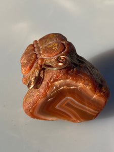 Butterfly Carving Lake Superior Agate