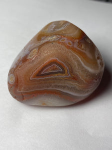 Flame Agate!! Floater Lake Superior Agate Tumbled Beauty!! 3 oz.