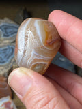 Flame Agate!! Floater Lake Superior Agate Tumbled Beauty!! 3 oz.