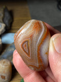 Flame Agate!! Floater Lake Superior Agate Tumbled Beauty!! 3 oz.