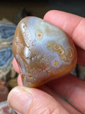 Flame Agate!! Floater Lake Superior Agate Tumbled Beauty!! 3 oz.