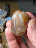 Flame Agate!! Floater Lake Superior Agate Tumbled Beauty!! 3 oz.