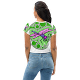 Dragonfly agate All-Over Print Crop Tee