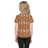 Heart Agate All Over Kids crew neck t-shirt