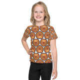 Heart Agate All Over Kids crew neck t-shirt