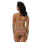 Heart Agate Swim Suit Recycled high-waisted bikini