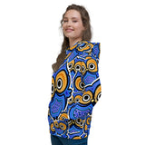 Blue Dream Owl All -Over Unisex Hoodie