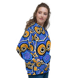 Blue Dream Owl All -Over Unisex Hoodie