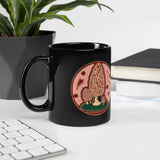 Morel Agate Double Sided Black Glossy Mug