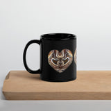 Eagle Gravy Heart Black Glossy Mug