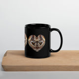 Eagle Gravy Heart Black Glossy Mug