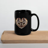 Eagle Gravy Heart Black Glossy Mug