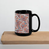 MN All-Over Black Glossy Mug