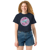 Dragonfly Berry Agate Champion crop top