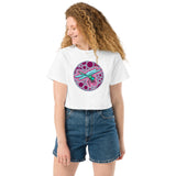 Dragonfly Berry Agate Champion crop top