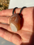 Lake Superior Agate Toe Pendant