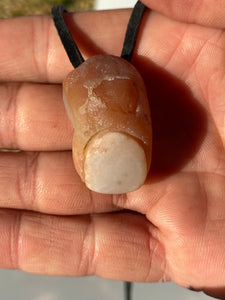 Lake Superior Agate Toe Pendant