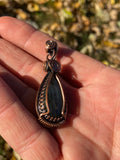 Labradorite Copper Pendant