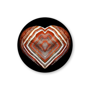 3" Heart Magnet (Style 2)