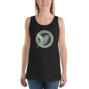 Hummingbird Agate Design Unisex Tank Top