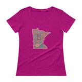 Ladies' Minnesota Scoopneck T-Shirt