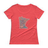 Ladies' Minnesota Scoopneck T-Shirt