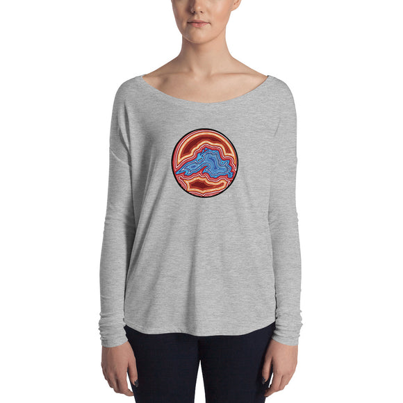 Ladies' Long Sleeve Lake Superior Tee