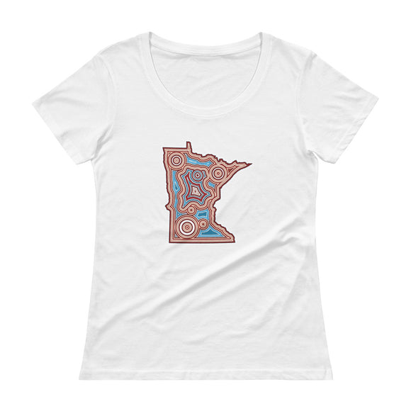 Ladies' Minnesota Scoopneck T-Shirt