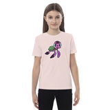 Purple Turtle Agate Design Kids T-Shirt