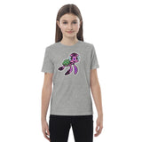 Purple Turtle Agate Design Kids T-Shirt